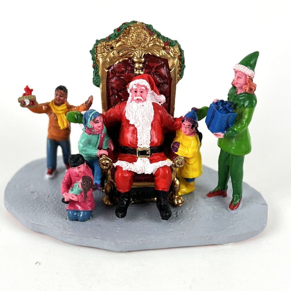Table Accent Santa Claus Merry Christmas To All Figurines Holiday Decor 2014